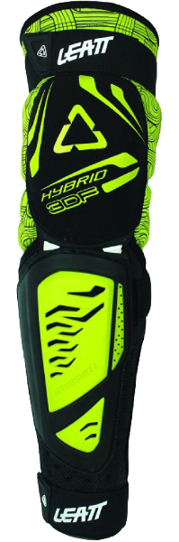 Leatt 3DF Hybrid EXT наколенники, черно-салатовый Leatt 3DF Hybrid EXT наколенники, черно-салатовый