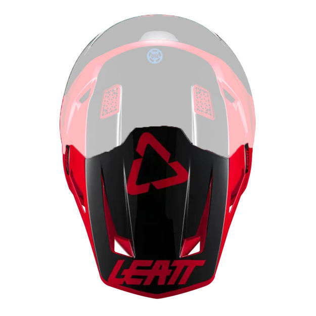Leatt 7.5 V21.2, козырек к шлему, красный