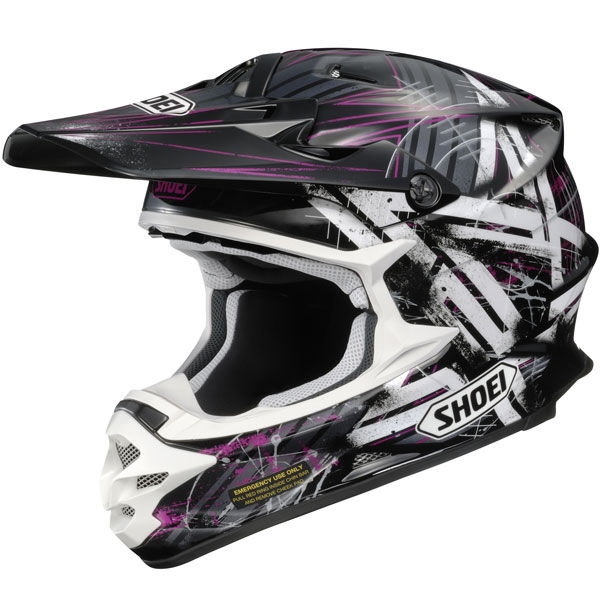 Moto Helmet Purple