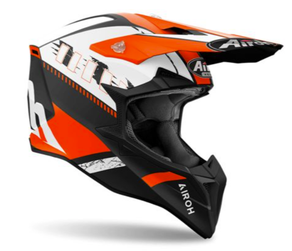 Airoh Wraaap Feel Orange Matt шлем внедорожный