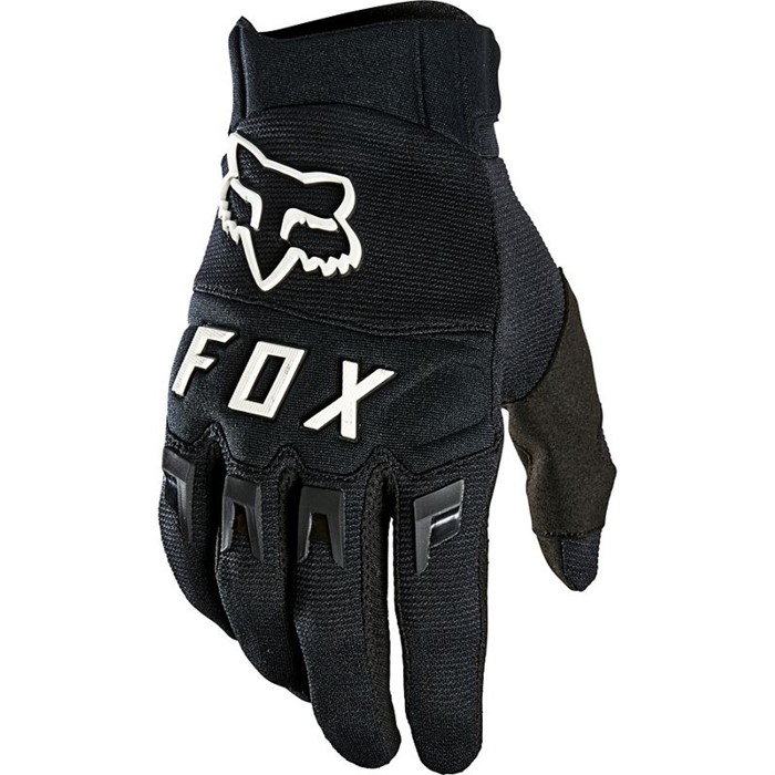 Fox Dirtpaw Black/White мотоперчатки