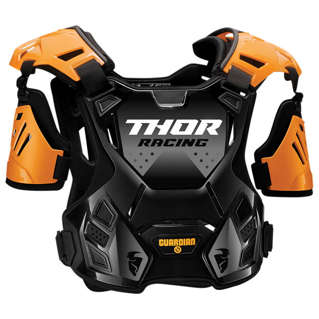 Thor Guardian S20 панцирь с плечами, оранжево-черный