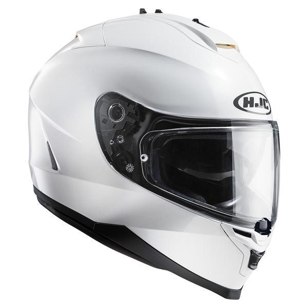 HJC IS-17 Pearl White шлем интеграл