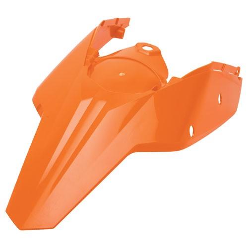 KTM заднее крыло с щитком бокового номера KTM SX 125/250 07-10, SX-F 250/450/530 07-10, оранжевый (7730801300004)