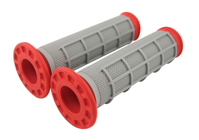 Renthal MX Dual Compound 1/2 Waffle грипсы на руль, красный