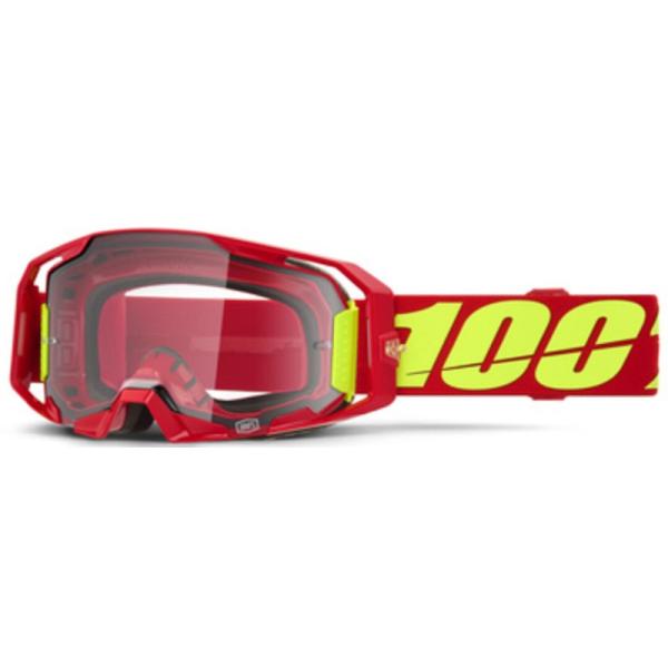 100% Armatic Red / Clear Lens мотоочки