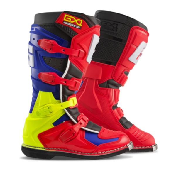 Gaerne GX1 Goodyear Red/Blue/Black/Yellow мотоботы