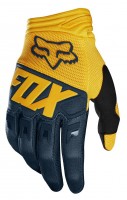 Fox Dirtpaw 2020 мотоперчатки, сине-желтый