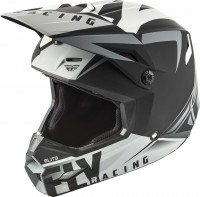 Fly Racing Elite Vigilant шлем кроссовый, черно-серый