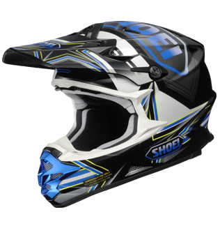 Shoei VFX-W Reputation TC-2 шлем кроссовый, сине-черный