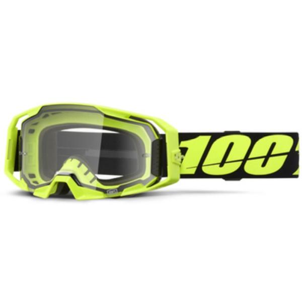 100% Armatic Neon Yellow / Clear Lens мотоочки 100% Armatic Neon Yellow / Clear Lens мотоочки