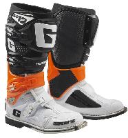 Gaerne SG-12 мотоботы кроссовые, черно-бело-оранжевый