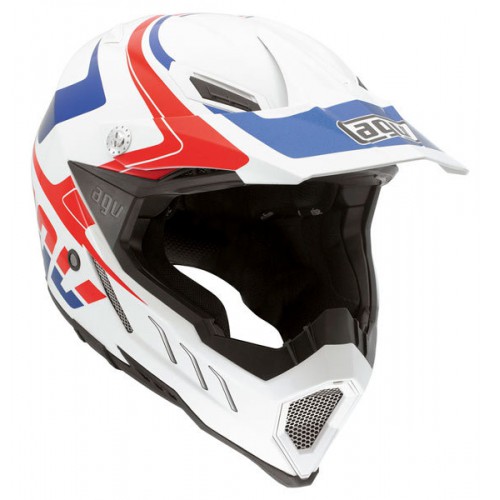 AGV AX-8 Evo Klassik шлем кроссовый, красно-сине-белый
