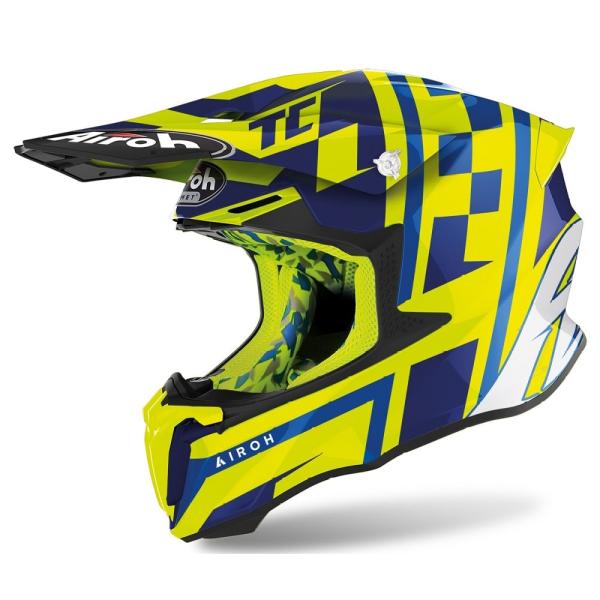 Airoh Twist 2.0 TC21 Yellow Gloss шлем внедорожный