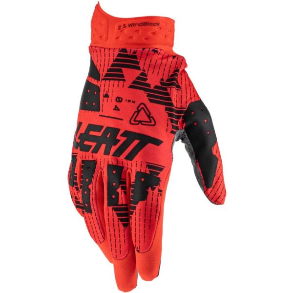 Leatt Moto 2.5 Windblock 2023 Red мотоперчатки