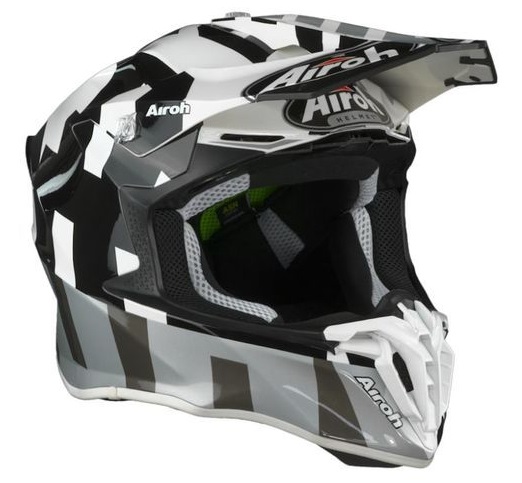 Airoh Twist 2.0 Frame Grey Gloss шлем внедорожный