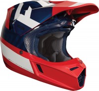 Fox Racing V3 Preest 2018 шлем кроссовый, сине-красный