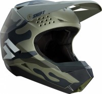 Shift White 2018 шлем кроссовый, зеленый камуфляж