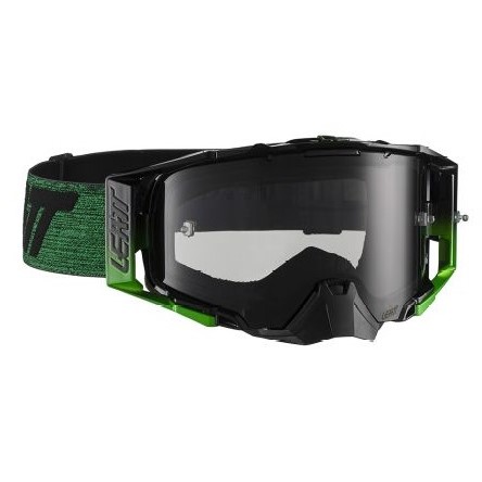 Leatt Velocity 6.5 Black / Green Smoke мотоочки, двойная линза
