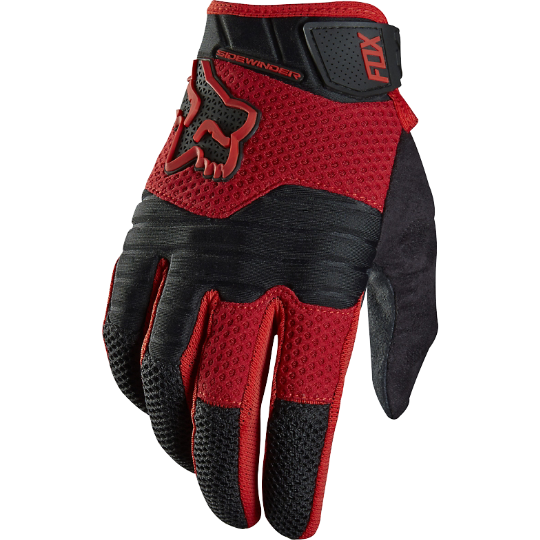 Fox Racing Sidewinder велоперчатки, черно-красный