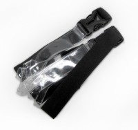 Leatt DBX/GPX Фиксирующие ремни для защиты шеи, черный, к-т 2 шт.