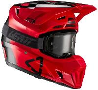Leatt Kit Moto 7.5 V21 Red шлем кроссовый + Velocity 4.5 мотоочки