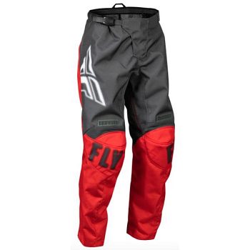 Fly Racing F-16 2023 Grey/Red мотоштаны подростковые Fly Racing F-16 2023 Grey/Red мотоштаны подростковые