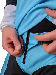 Starks Phoenix мотоштаны, черно-бело-голубой