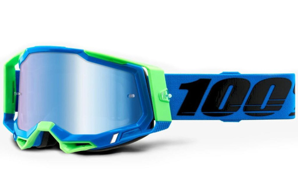 100% Racecraft 2 Fremont / Mirror Blue Lens мотоочки 100% Racecraft 2 Fremont / Mirror Blue Lens мотоочки
