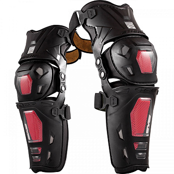 EVS Strata защита коленей, черно-красный