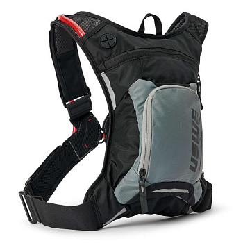USWE Raw 3L Hydration Pack (2L) Carbon Black рюкзак-гидропак