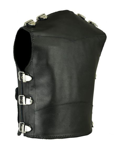 First V705 Жилет мужской с оплеткой кожа 2мм, XS-3XL