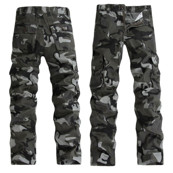 First J04 Cargo Camo мотоджинсы с кевларом, серый камуфляж First J04 Cargo Camo мотоджинсы с кевларом, серый камуфляж