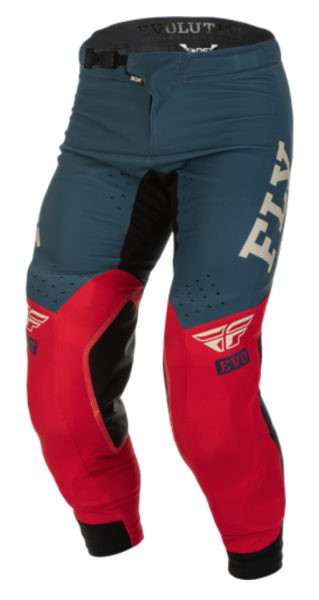 Fly Racing Evolution DST 2022 мотоштаны, красно-серый Fly Racing Evolution DST 2022 мотоштаны, красно-серый