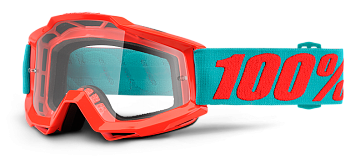 100% Accuri Passion Orange Clear Lens мотоочки