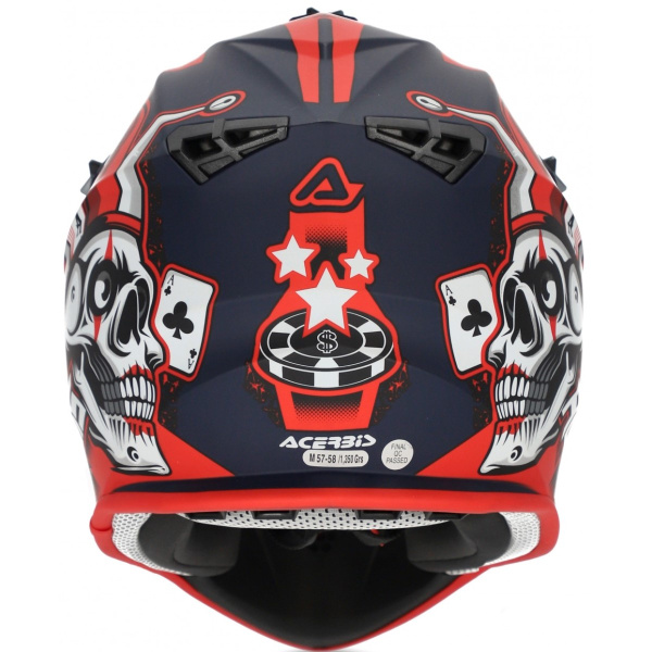 Acerbis Linear Blue/Red шлем внедорожный