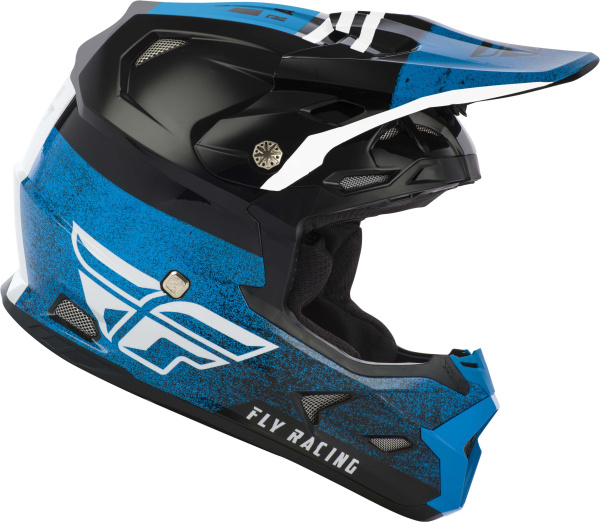 Fly Racing Toxin MIPS Embargo шлем кроссовый, черно-синий Fly Racing Toxin MIPS Embargo шлем кроссовый, черно-синий