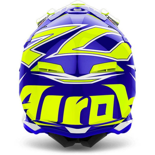 Airoh Terminator Open Vision шлем внедорожный, сине-желто-белый