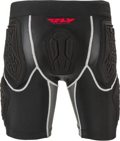 Fly Racing Barricade Compression мотошорты, черно-белый Fly Racing Barricade Compression мотошорты, черно-белый