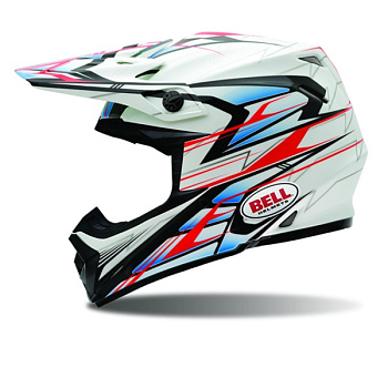 Шлем Bell Moto-9 Helmet - Legacy Pearl (жемчужный)