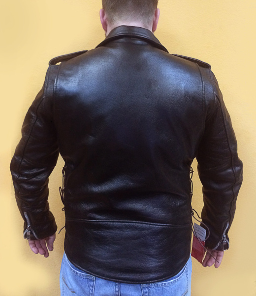 First M771BRT Косуха мужская кожаная, коричневый, XS-3XL