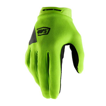 100% Ridecamp Womens Fluo Yellow/Black мотоперчатки женские