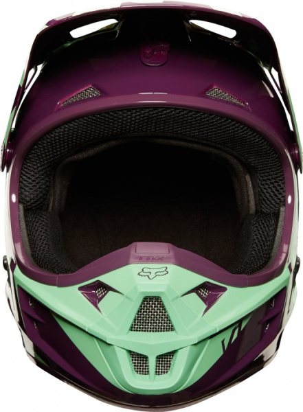 Fox Racing V1 Race 2018 шлем кроссовый, салатовый