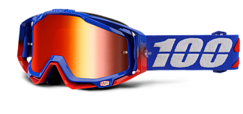 100% Racecraft Republic Mirror Red Lens мотоочки