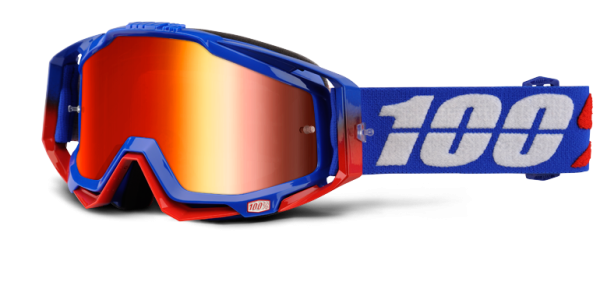 100% Racecraft Republic Mirror Red Lens мотоочки