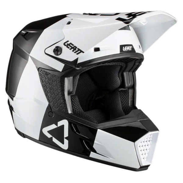 Leatt 3.5 Jr V21 Black/White шлем подростковый