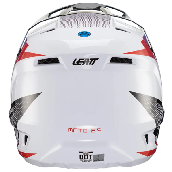 Leatt Moto 2.5 V24 Black/White шлем кроссовый