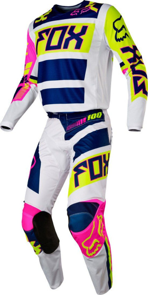 Fox Racing 180 Falcon Youth 2017 комплект подростковый, сине-желто-белый