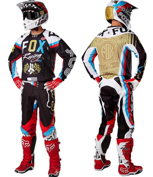 Fox Racing 360 Rohr 2017 джерси, черно-красно-белый Fox Racing 360 Rohr 2017 джерси, черно-красно-белый