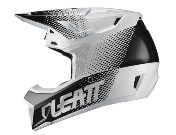 Leatt Kit Moto 7.5 V22 White шлем кроссовый + Velocity 4.5 мотоочки Leatt Kit Moto 7.5 V22 White шлем кроссовый + Velocity 4.5 мотоочки